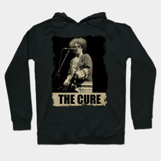 The Cure - RETRO BLACKWHITE Hoodie